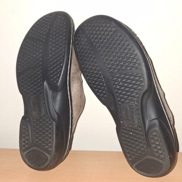 Finn Comfort Women's Pattaya Comfort Sandals - Size 38 (US 7.5) - Tan/Gold - Picture 6 of 8